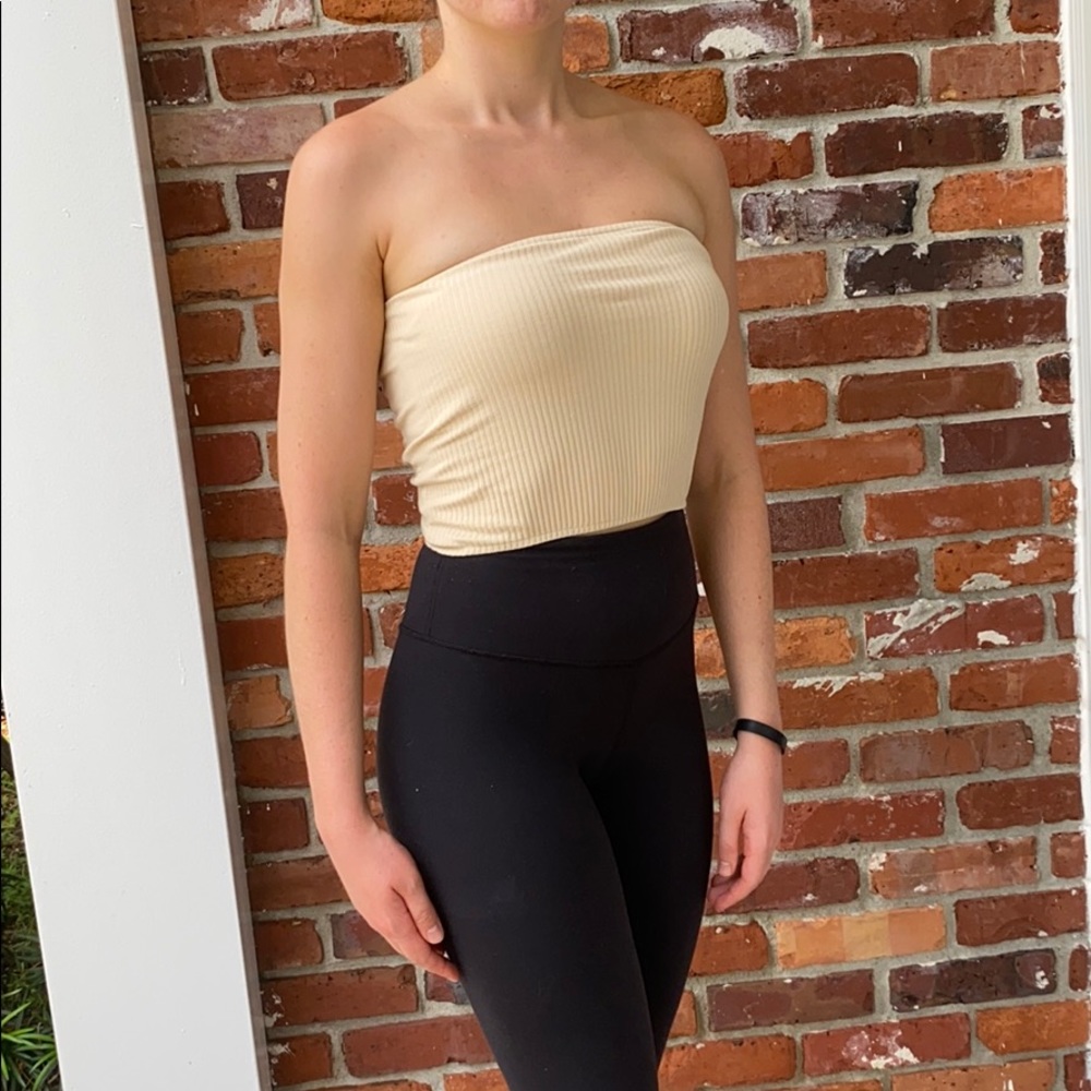 Tan tube top